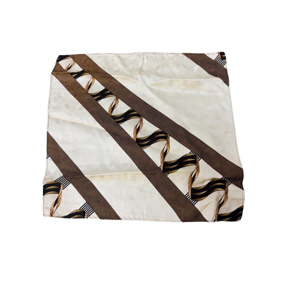 Vintage Silk Handkerchief Bandana Pocket Square 10 inches